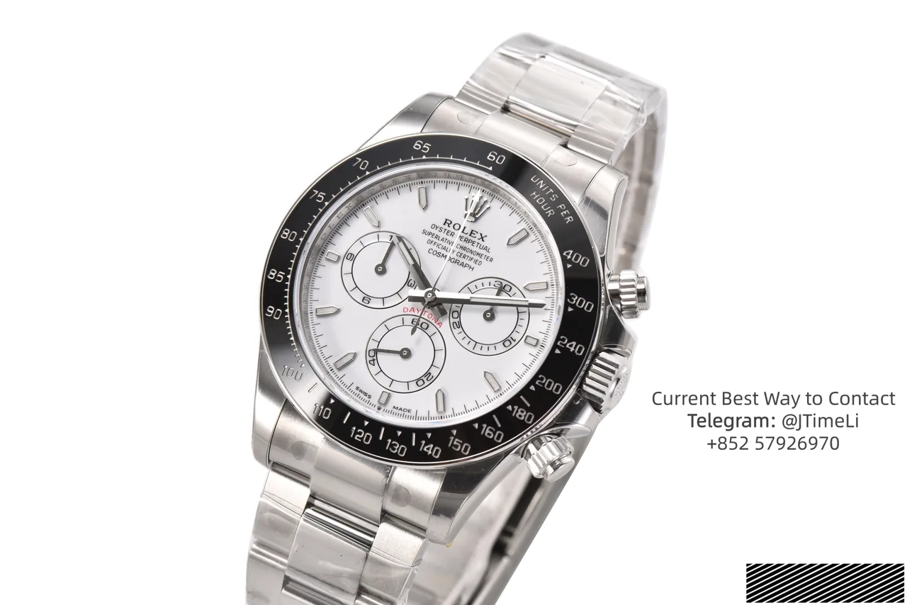 Daytona 126502 VSF 1:1 Best Edition White Dial on SS Bracelet DD4131 (Free Sprung)