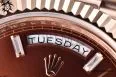Day Date 40 RG 904L Steel GMF 1:1 Best Edition Brown Crystal Dial on RG Bracelet A2836 — photo 21