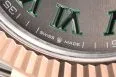 DateJust 41 126331 SS/RG VSF 1:1 Best Edition Gray Dial Green Roman on Jubilee Bracelet VS3235 (Free Sprung) — photo 24