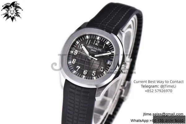 Aquanaut 5165A SS ZF 1:1 Best Edition Black Dial on Black Rubber Strap 324CS — photo 24