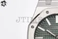 Royal Oak 41mm 15510 SS JF 1:1 Best Edition Green Dial on SS Bracelet SA4302 Super Clone — photo 33