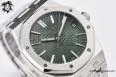 Royal Oak 41mm 15510 SS JF 1:1 Best Edition Green Dial on SS Bracelet SA4302 Super Clone — photo 40