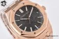 Royal Oak 41mm 15510 RG JF 1:1 Best Edition Black Dial on RG Bracelet SA4302 Super Clone — photo 42
