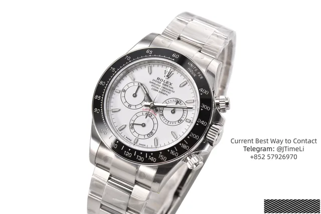 Daytona 126502 VSF 1:1 Best Edition White Dial on SS Bracelet DD4131 (Free Sprung)