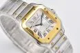 Santos 27mm SS/YG 8848F 1:1 Best Edition Silver Dial on SS/YG Bracelet Quartz — photo 22