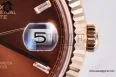 Day Date 40 RG 904L Steel GMF 1:1 Best Edition Brown Crystal Dial on RG Bracelet A2836 — photo 19