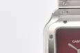 Santos 27mm SS 8848F 1:1 Best Edition Red Dial on SS Bracelet Quartz — photo 12