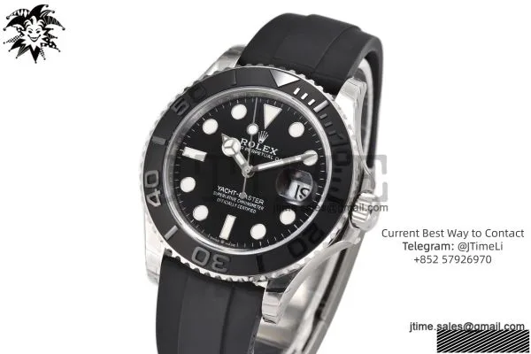 Yacht-Master 42mm 226659 SS VSF 1:1 Best Edition on Oysterflex Strap DD3235 Weighted (Free Sprung) — photo 45