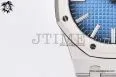 Royal Oak 41mm 15510 SS JF 1:1 Best Edition Blue Ombre Dial on SS Bracelet SA4302 Super Clone — photo 28