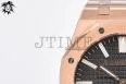 Royal Oak 41mm 15510 RG JF 1:1 Best Edition Black Dial on RG Bracelet SA4302 Super Clone — photo 35