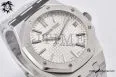 Royal Oak 41mm 15510 SS JF 1:1 Best Edition White Dial on SS Bracelet SA4302 Super Clone — photo 40