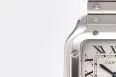 Santos 27mm SS 8848F 1:1 Best Edition Silver Dial on SS Bracelet Quartz — photo 16