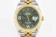 DateJust 36 126233 SS/YG VSF 1:1 Best Edition Green Diamonds Roman Dial on Jubilee Bracelet VS3235 V2 — photo 40