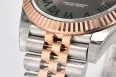 DateJust 41 126331 SS/RG VSF 1:1 Best Edition Gray Dial Green Roman on Jubilee Bracelet VS3235 (Free Sprung) — photo 32