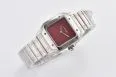Santos 27mm SS 8848F 1:1 Best Edition Red Dial on SS Bracelet Quartz — photo 18