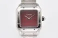 Santos 27mm SS 8848F 1:1 Best Edition Red Dial on SS Bracelet Quartz — photo 21