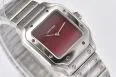 Santos 27mm SS 8848F 1:1 Best Edition Red Dial on SS Bracelet Quartz — photo 20