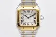 Santos 27mm SS/YG 8848F 1:1 Best Edition Silver Dial on SS/YG Bracelet Quartz — photo 23