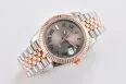 DateJust 41 126331 SS/RG VSF 1:1 Best Edition Gray Dial Green Roman on Jubilee Bracelet VS3235 (Free Sprung) — photo 37