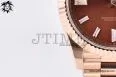 Day Date 40 RG 904L Steel GMF 1:1 Best Edition Brown Crystal Dial on RG Bracelet A2836 — photo 27