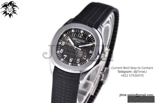 Aquanaut 5165A SS ZF 1:1 Best Edition Black Dial on Black Rubber Strap 324CS — photo 25