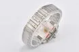 Santos 27mm SS/YG 8848F 1:1 Best Edition Silver Dial on SS/YG Bracelet Quartz — photo 15