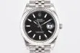 DateJust 41 126334 904L SS VSF 1:1 Best Edition Black Stick Dial on Jubilee Bracelet VS3235 (Free Sprung) — photo 42