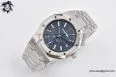 Royal Oak 39mm 15300 SS ZF 1:1 Best Edition Blue Textured Dial on SS Bracelet SA3120 Super Clone — photo 3