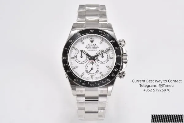 Daytona 126502 VSF 1:1 Best Edition White Dial on SS Bracelet DD4131 (Free Sprung) — photo 49