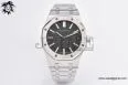 Royal Oak 41mm 15510 SS JF 1:1 Best Edition Black Dial on SS Bracelet SA4302 Super Clone — photo 41