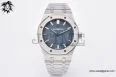 Royal Oak 41mm 15500 SS JF 1:1 Best Edition Blue Dial on SS Bracelet SA4302 Super Clone — photo 41