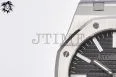Royal Oak 41mm 15510 SS JF 1:1 Best Edition Black Dial on SS Bracelet SA4302 Super Clone — photo 32