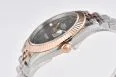 DateJust 41 126331 SS/RG VSF 1:1 Best Edition Gray Dial Green Roman on Jubilee Bracelet VS3235 (Free Sprung) — photo 35
