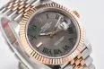 DateJust 41 126331 SS/RG VSF 1:1 Best Edition Gray Dial Green Roman on Jubilee Bracelet VS3235 (Free Sprung) — photo 39