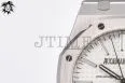Royal Oak 41mm 15510 SS JF 1:1 Best Edition White Dial on SS Bracelet SA4302 Super Clone — photo 33