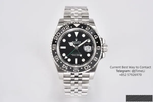 GMT-Master II 126710 GRNR 904L Steel VSF 1:1 Best Edition on Jubilee Bracelet DD3285 V3 (Free Sprung) — photo 43