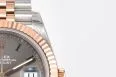 DateJust 41 126331 SS/RG VSF 1:1 Best Edition Gray Dial Green Roman on Jubilee Bracelet VS3235 (Free Sprung) — photo 30