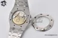 Royal Oak 39mm 15300 SS ZF 1:1 Best Edition Black Textured Dial on SS Bracelet SA3120 Super Clone — photo 15