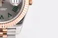 DateJust 41 126331 SS/RG VSF 1:1 Best Edition Gray Dial Green Roman on Jubilee Bracelet VS3235 (Free Sprung) — photo 28