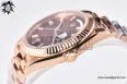 Day Date 40 RG 904L Steel GMF 1:1 Best Edition Brown Crystal Dial on RG Bracelet A2836 — photo 17