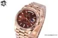 Day Date 40 RG 904L Steel GMF 1:1 Best Edition Brown Crystal Dial on RG Bracelet A2836 — photo 36