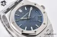Royal Oak 41mm 15500 SS JF 1:1 Best Edition Blue Dial on SS Bracelet SA4302 Super Clone — photo 39