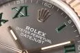 DateJust 41 126331 SS/RG VSF 1:1 Best Edition Gray Dial Green Roman on Jubilee Bracelet VS3235 (Free Sprung) — photo 26