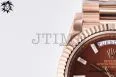 Day Date 40 RG 904L Steel GMF 1:1 Best Edition Brown Crystal Dial on RG Bracelet A2836 — photo 29