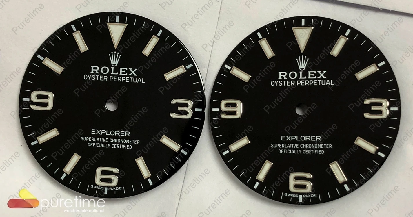 Rolex - ARF 904L Explorer I 214270 Rep Dial vs Gen Dial — photo 1
