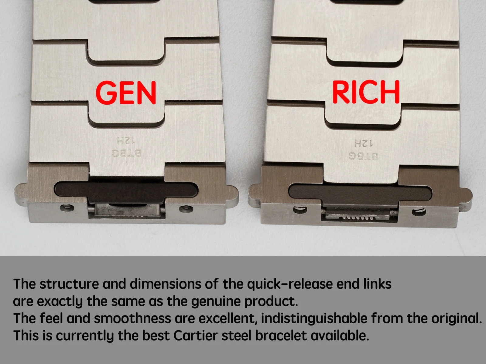 Cartier Santos Skeleton RICH vs GEN — photo 10