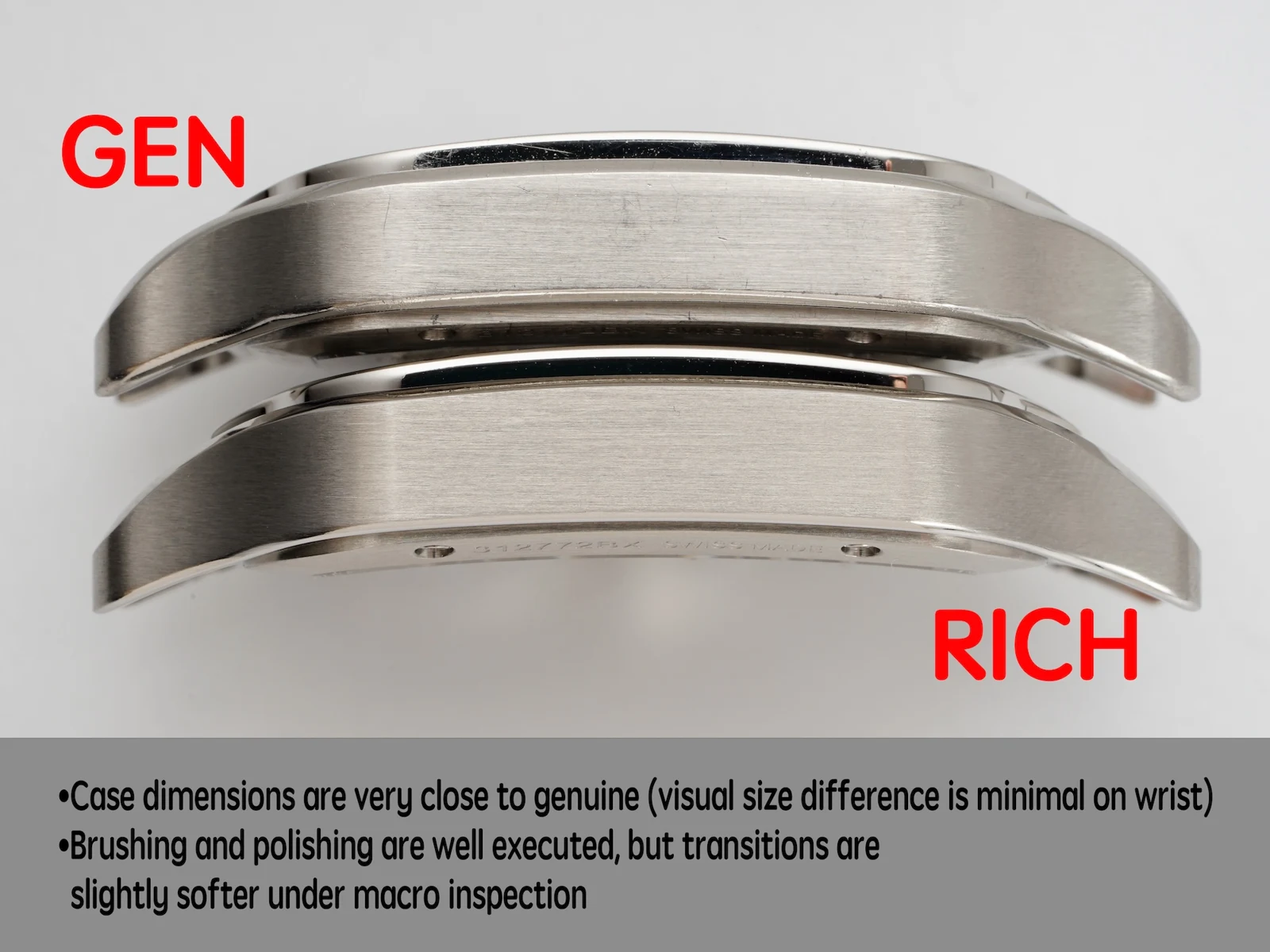 Cartier Santos Skeleton RICH vs GEN — photo 5